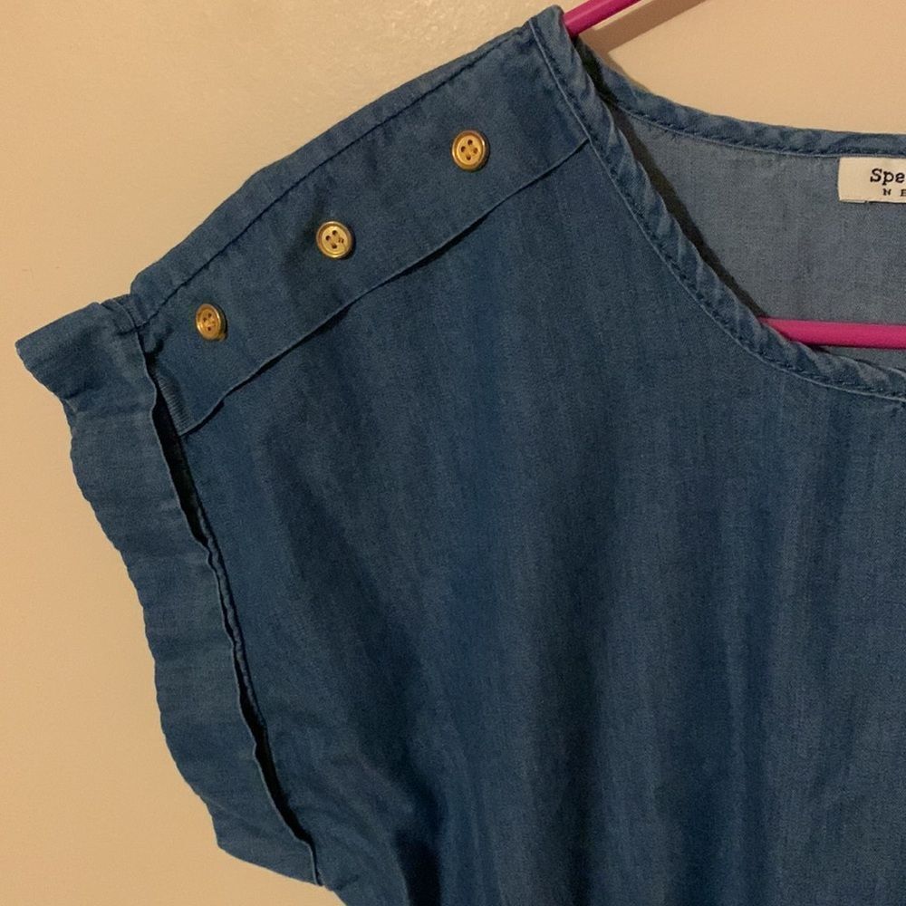 Speed Control Jean Dress - Picture 2 of 6